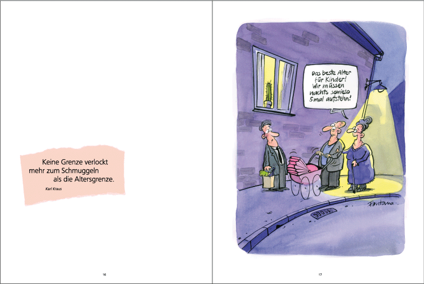Wir Alten, Cartoon: Reto Fontana