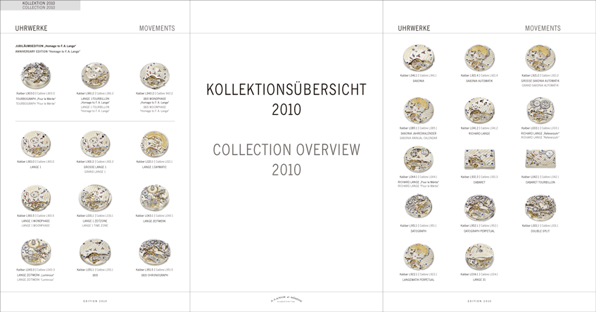 Product Book 2010/2011, Leporello aussen, DE/EN
